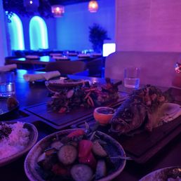 Branzino/chicken plate Branzino/chicken plate