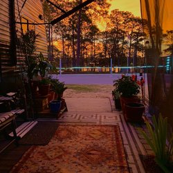 Sunset King Lake RV Resort - The view from A7... and dawns and sunsets