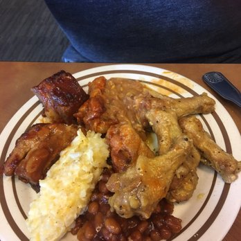 Ole Times Country Buffet - Hubbys third plate-- wings, hash brown casserole, beans, ribs. All good per hubby - Buffets Near Me - Macon, Georgia Ole Times Country Buffet - Hubbys third plate-- wings, hash brown casserole, beans, ribs. All good per hubby - Buffets Near Me - Macon, Georgia