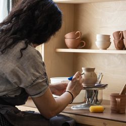 Doclay Nyc - We offer semi-private spaces where you can work in privacy with your own table and materials. Enjoy the freedom to create at your own pace!