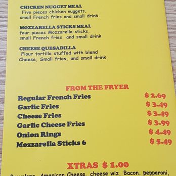 Erwin's Philly Cheese Steak - Kids Menu, fried goods, and extra add ons (8/31/19) - Cheesesteaks Near Me - Everett, Washington Erwin's Philly Cheese Steak - Kids Menu, fried goods, and extra add ons (8/31/19) - Cheesesteaks Near Me - Everett, Washington