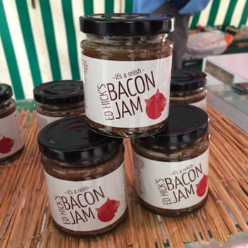 Temple Bar Food Market - Bacon Jam at the Hicks stall - Farmers Market Near Me - Dublin, D
