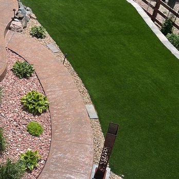 Cozza Customs & Designs - Removal of grass, leveled backyard and installed turf. - Landscaping Near Me - Centennial, Colorado