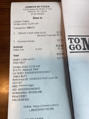 Jonny's Pizza by null