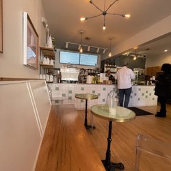 Southdown Coffee - Oyster Bay - A view from the bench and tables & chairs