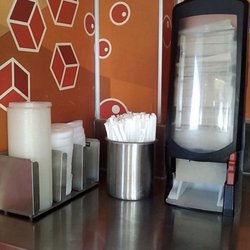 Jack in the Box - Lids, straws, and napkins.