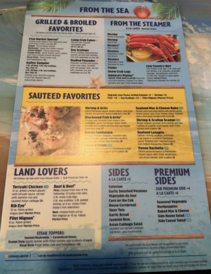 Menu photo 2 Michael's Seafood Restaurant Carolina Beach, NC Menu photo 2 Michael's Seafood Restaurant Carolina Beach, NC