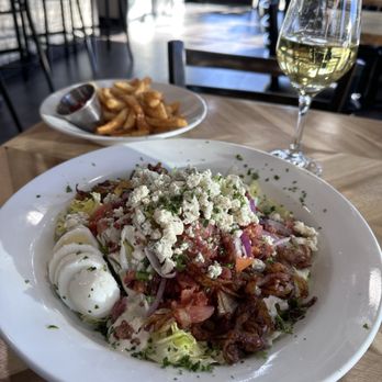 Vechos Eatery - The wedge salad and a small order of fries. - American Near Me - Sacramento, California