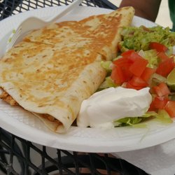 Golden Rooster Taqueria - Mexican chicken fajita quesadilla