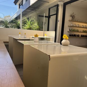 Malou Coffee - Cozy but kind of sharp metal tables - Coffee & Tea Near Me - Los Angeles, California Malou Coffee - Cozy but kind of sharp metal tables - Coffee & Tea Near Me - Los Angeles, California