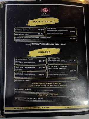 Menu photo 2 I & I State Line Tavern Danville, IL Menu photo 2 I & I State Line Tavern Danville, IL