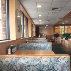 This picture is part of the inside of Mr. Burger there are to doors to get in and out