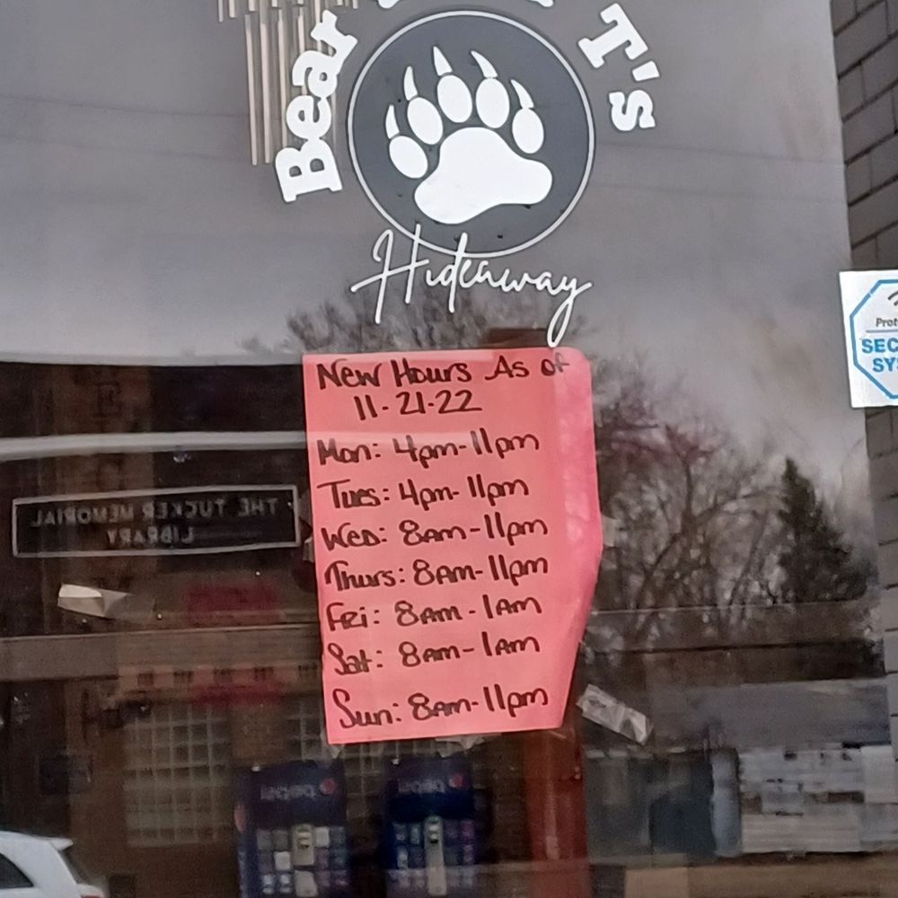 Bear-n-T’s Hideaway - Burgers Near Me - Alexandria, Nebraska