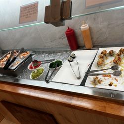 Hunan - They were in the process of making fresh sushi because it was going fast.