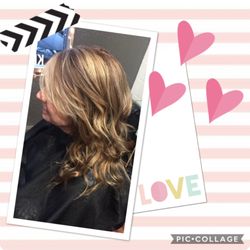 Salon Argent - Love this, rich lowlights with blonde face framing! Cut & Color by KECIA @ 503-991-3503