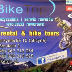 Bike Trip - Baner reklamowy tuż obok zakładu