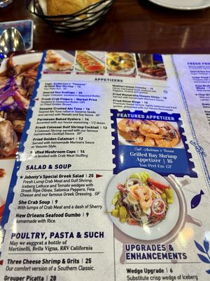 Menu photo 1 Capt. Anderson's Restaurant Panama City Beach, FL