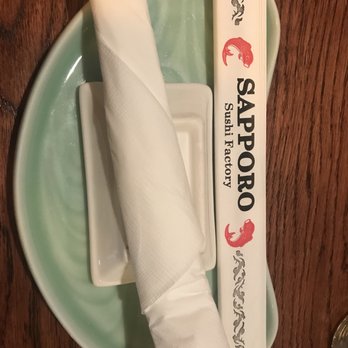 Sapporo Sushi Factory - Place setting - Sushi Bars Near Me - Westerville, Ohio