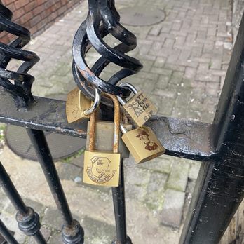 The Brazen Head - Locks on the outside gate - Pubs Near Me - Dublin, D The Brazen Head - Locks on the outside gate - Pubs Near Me - Dublin, D