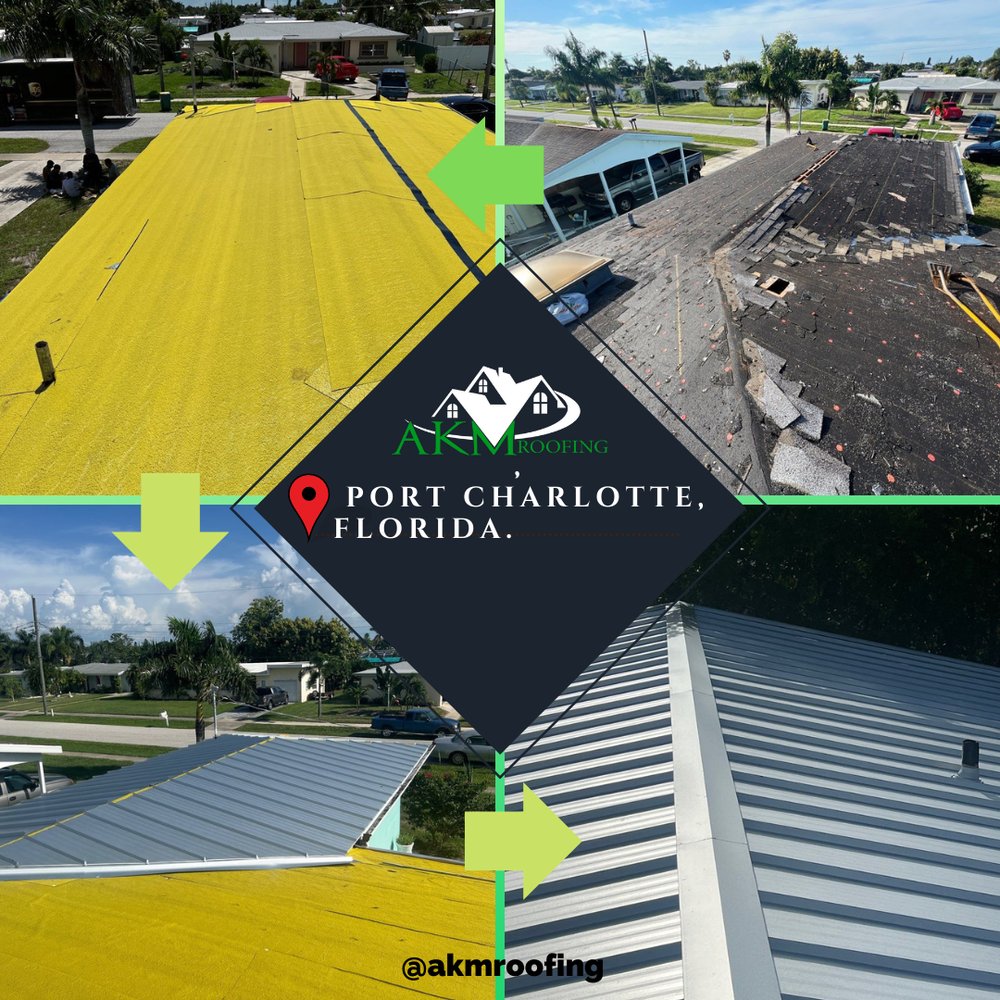 Slide of AKM Roofing