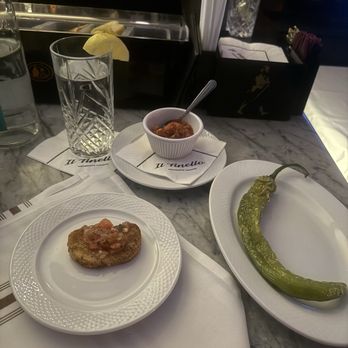 Il Tinello - The bruschetta and the pepper it's a great starter. - Italian Near Me - New York, New York Il Tinello - The bruschetta and the pepper it's a great starter. - Italian Near Me - New York, New York