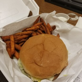 Rick's Old Fashioned Burgers - Classic burger with sweet potato fries - Burgers Near Me - Dallas, Texas Rick's Old Fashioned Burgers - Classic burger with sweet potato fries - Burgers Near Me - Dallas, Texas