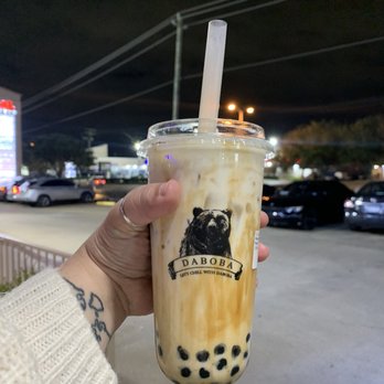 Daboba - Brown sugar milk tea - Bubble Tea Near Me - Houston, Texas