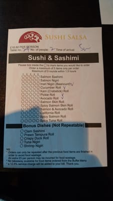 Menu photo 2 Hi Sushi London, XGL Menu photo 2 Hi Sushi London, XGL
