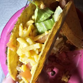 Rosie's Tamale House - Assembled crispy beef tacos at home. Yum! - Mexican Near Me - Austin, Texas Rosie's Tamale House - Assembled crispy beef tacos at home. Yum! - Mexican Near Me - Austin, Texas