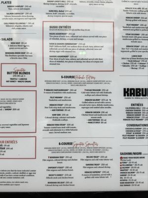 Menu photo 1 Benihana - Plano Plano, TX