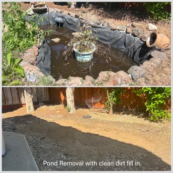 Guada Gardening - Client: Ugh, I'm tired of this pond; can you remove it? 
Guada Gardening: of course we can, we can do it all! - Gardeners Near Me