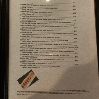 Miyazaki - Menu - Sushi Bars Near Me - Oak Ridge North, Texas Miyazaki - Menu - Sushi Bars Near Me - Oak Ridge North, Texas