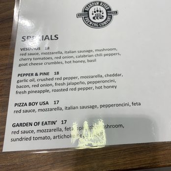 Bearpaw River Brewing - Menu - Gastropubs Near Me - Wasilla, Alaska