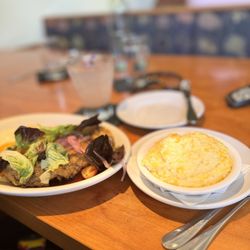 New South Kitchen & Bar - Chicken Fried Steak Creamy Grits GF*