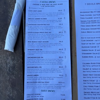 7 Devils Waterfront Alehouse - Menu - Seafood Near Me - Coos Bay, Oregon 7 Devils Waterfront Alehouse - Menu - Seafood Near Me - Coos Bay, Oregon