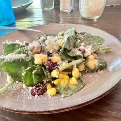 Arte Pizza - (Pick the small for 3-4 people, if also having pizza) "Amalfi" fresh spinach, walnuts, cranberries, corn, gorgonzola & balsamic vinaigrette