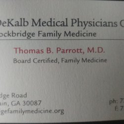 Rockbridge Family Medicine - Highly Recommend.