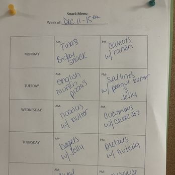 St James Christian Pre-School - Yummy nutritional snacks every day - Child Care & Day Care Near Me - San Leandro, California