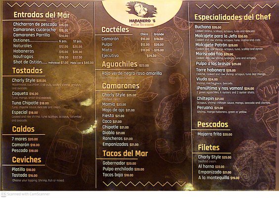 Menu photo 1 Habaneros Hobbs, NM