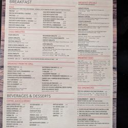 Harvest Cafe - Menu