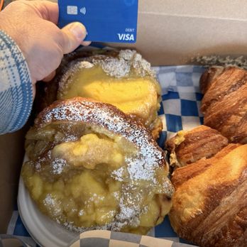 Cafe Babette - Card for scale. These are morning buns next to expresso cream filled croissants. True baking excellence. - Bakeries Near Me - Indianapolis, Indiana Cafe Babette - Card for scale. These are morning buns next to expresso cream filled croissants. True baking excellence. - Bakeries Near Me - Indianapolis, Indiana