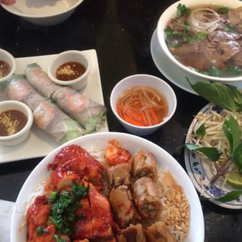Pho La Jolla - Spring rolls, Bun Thit Nuong, Pho Tai - Vietnamese Near Me - La Jolla, California