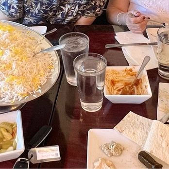 Caravan Restaurant - Ikra (Eggplant) Home Style Pickles Rice Shish Kabob Beef Luleh Chicken Thigh - Mediterranean Near Me - Glendale, California Caravan Restaurant - Ikra (Eggplant) Home Style Pickles Rice Shish Kabob Beef Luleh Chicken Thigh - Mediterranean Near Me - Glendale, California