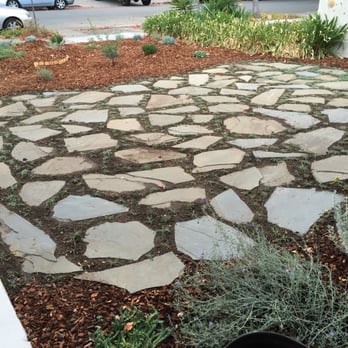 Castello Landscape Construction - Connecticut Blue flagstone, soft set by Castello Landscape Construction. - Landscaping Near Me - San Jose, California