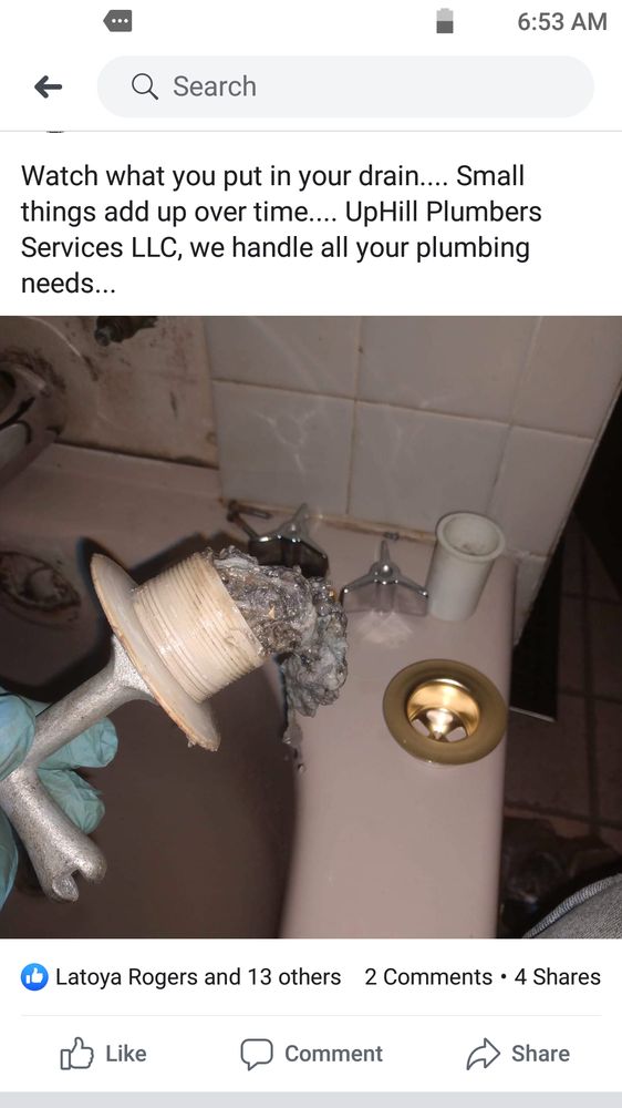 Slide of UpHill Plumbers Services