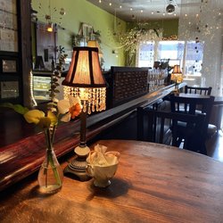 Carson’s Bistro - Quaint Table at the Bar. Tall & Snuggly