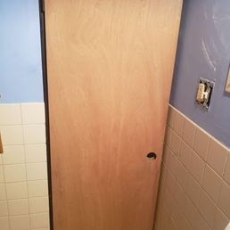 Bathroom door Bathroom door
