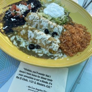 El Cholo - Enchilada Suiza - Mexican Near Me - Newport Beach, California El Cholo - Enchilada Suiza - Mexican Near Me - Newport Beach, California