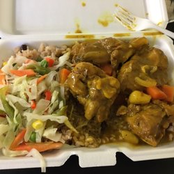 Dutch Pot Jamaican Restaurant - Curry is very flavorful, but the portion doesn't match the price.