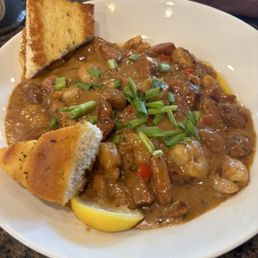Some of the best shrimp and grits I've ever had